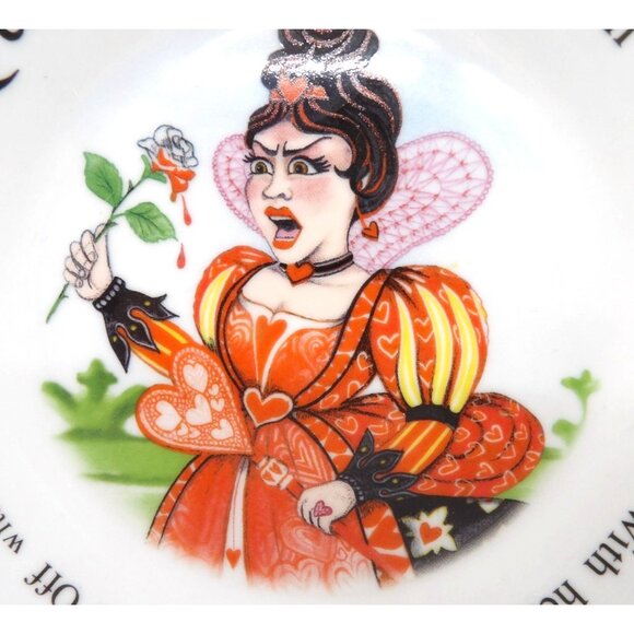 Alice in Wonderland 150th. Anniversary 7.5 in. Plate with Wall Hanger - Picture 2 of 3